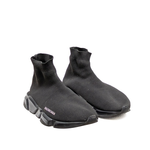 Balenciaga Speed Trainer 2.0 Black Knit Sock Sneakers – Estimated Size US 11 - Picture 5 of 10